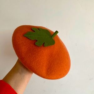 Pumpkin Beret Wool